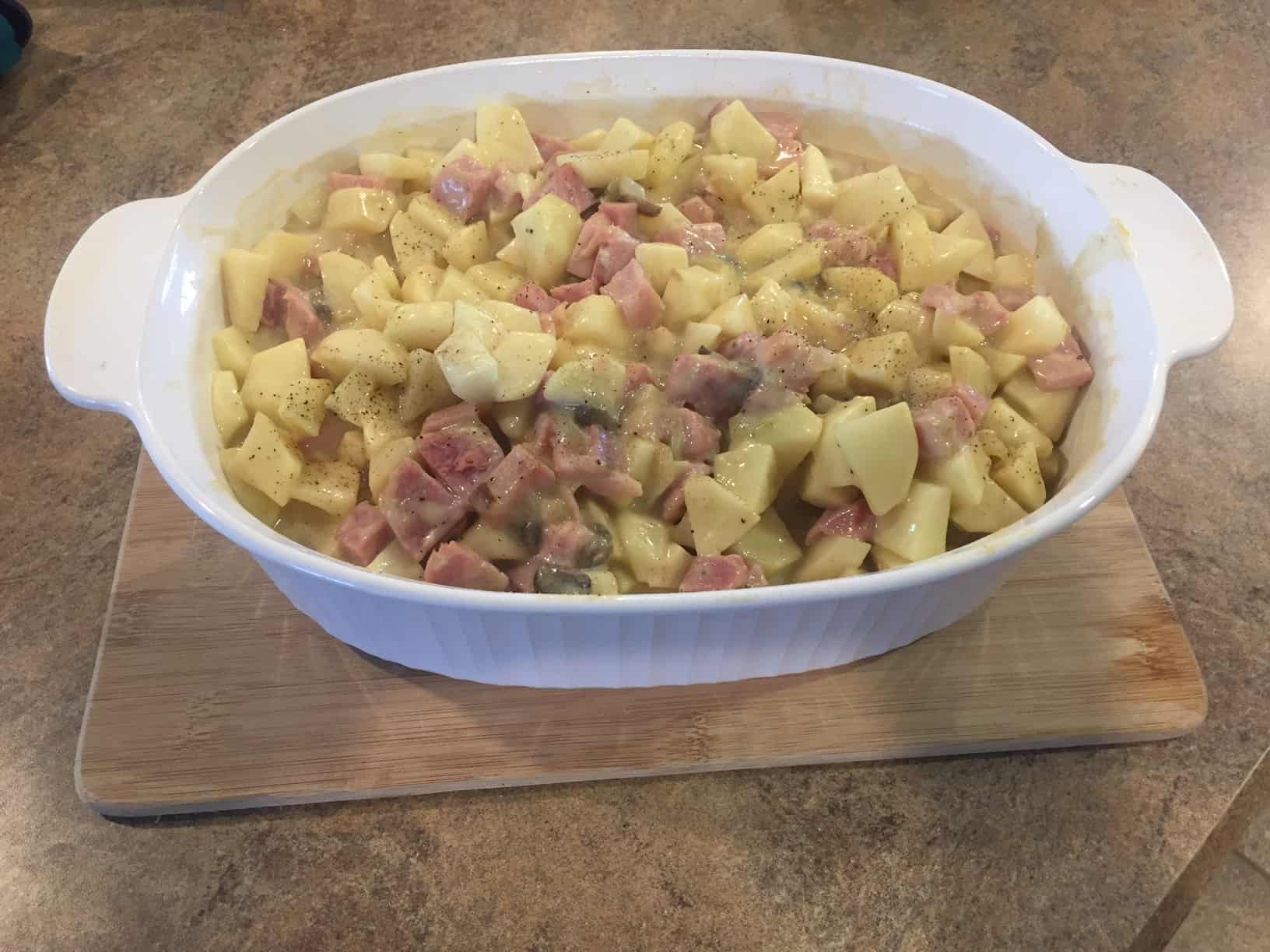 Scalloped Potatoes & Ham {Gluten & Dairy Free}