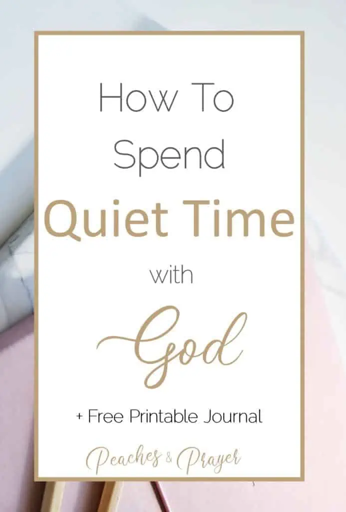 How to spend quiet time with God