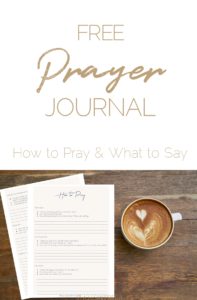 Grab Your Free Prayer Journal Printable - Peaches &amp; Prayer