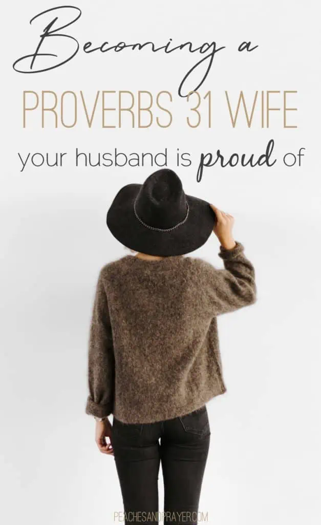 Becoming a Proverbs 31 woman today...