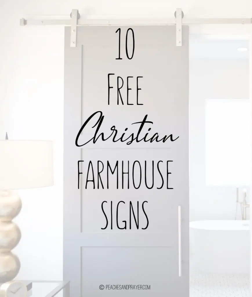Farmhouse Bible Verse Signs