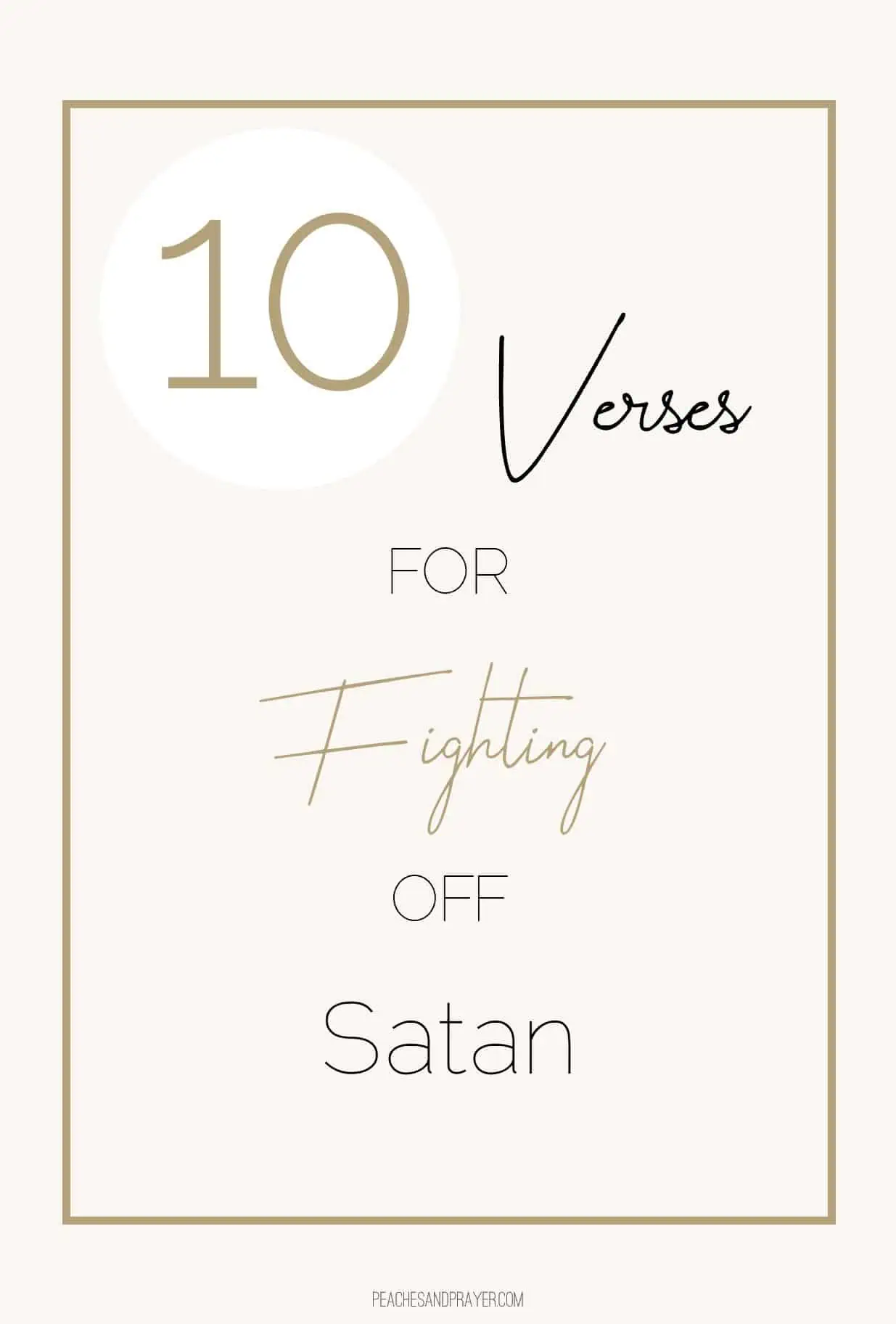 10 Verses When Satan Is Knocking At Your Door
