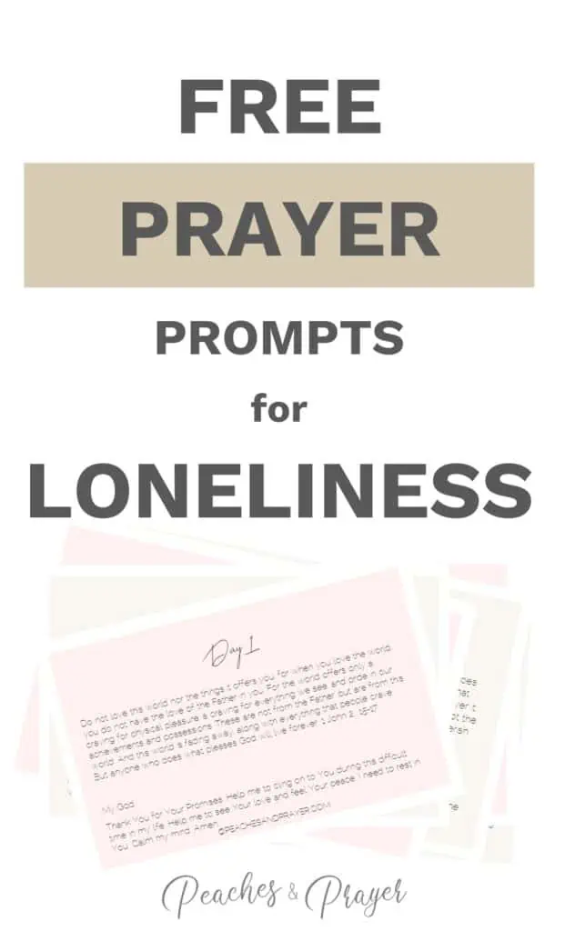 Free Prayer Prompts for Loneliness