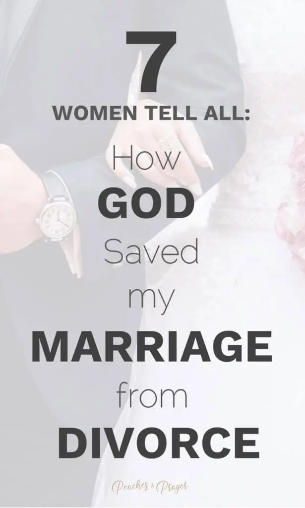 How God saved my marriage from divorce testimonies