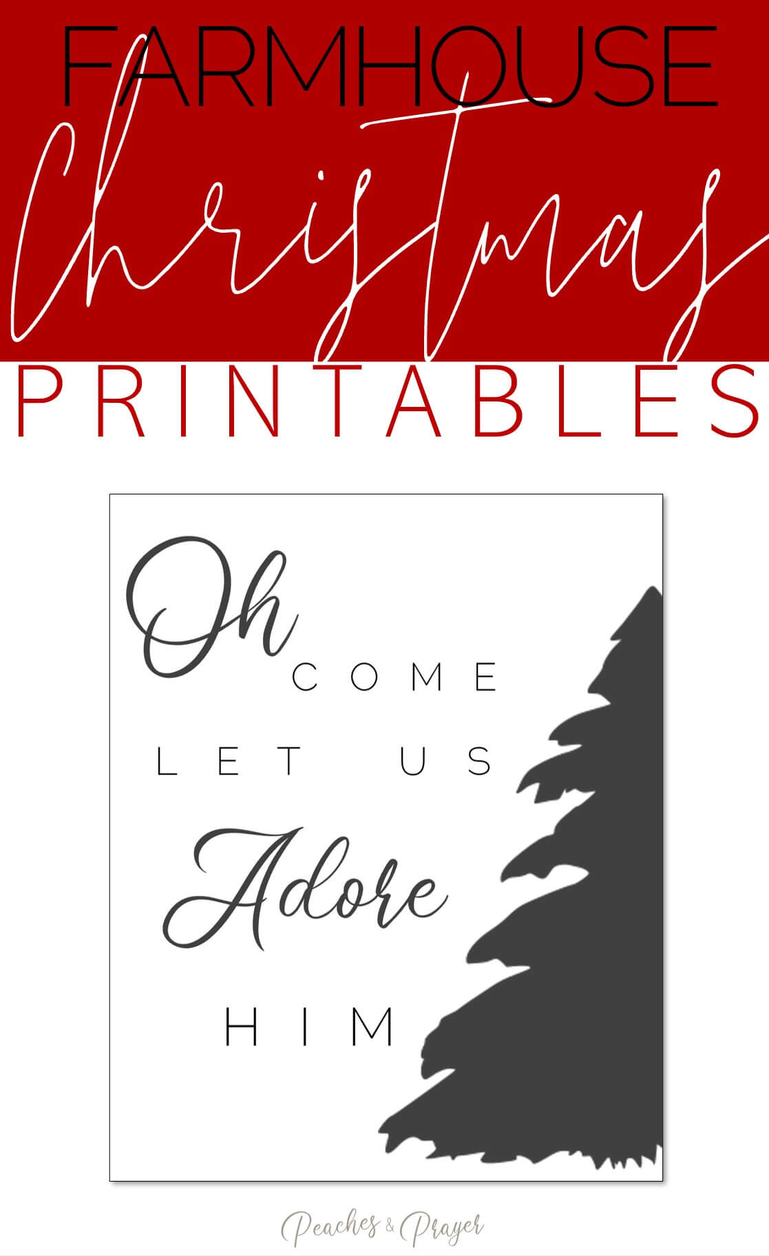Cozy &amp; Festive Christmas Printables - Peaches &amp; Prayer