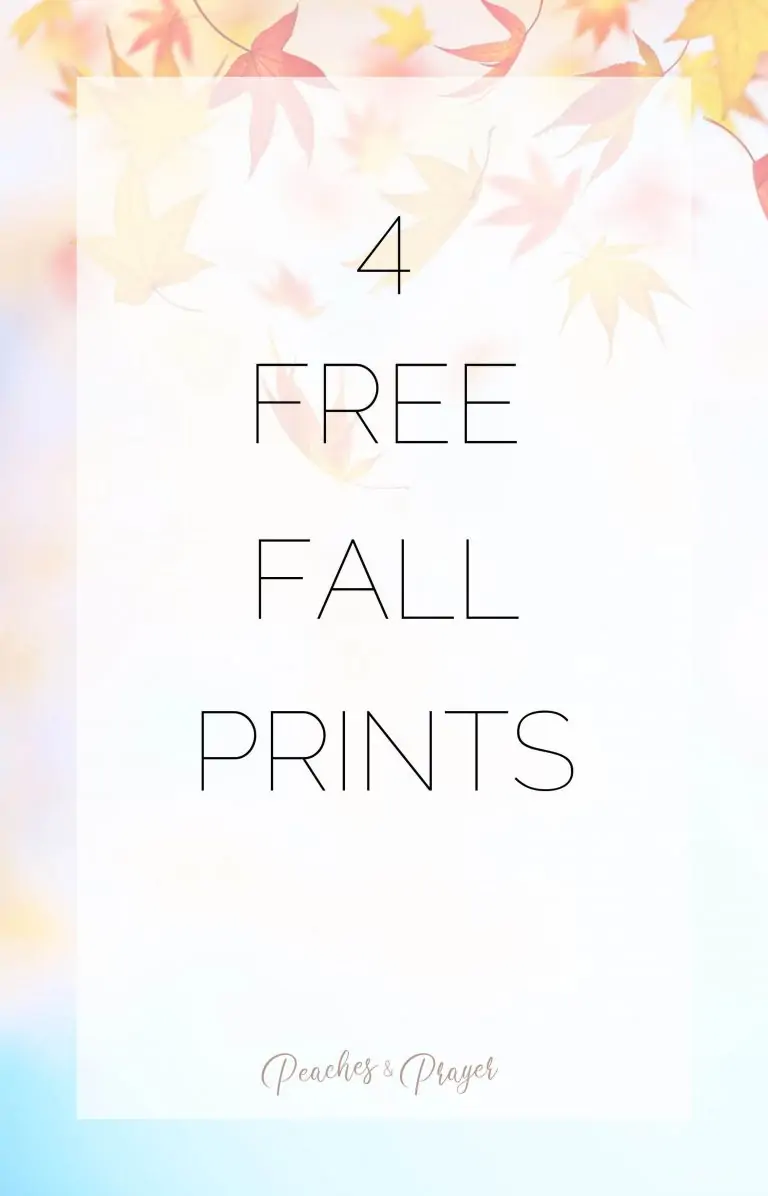4 Fall & Thanksgiving Printables Free For Download