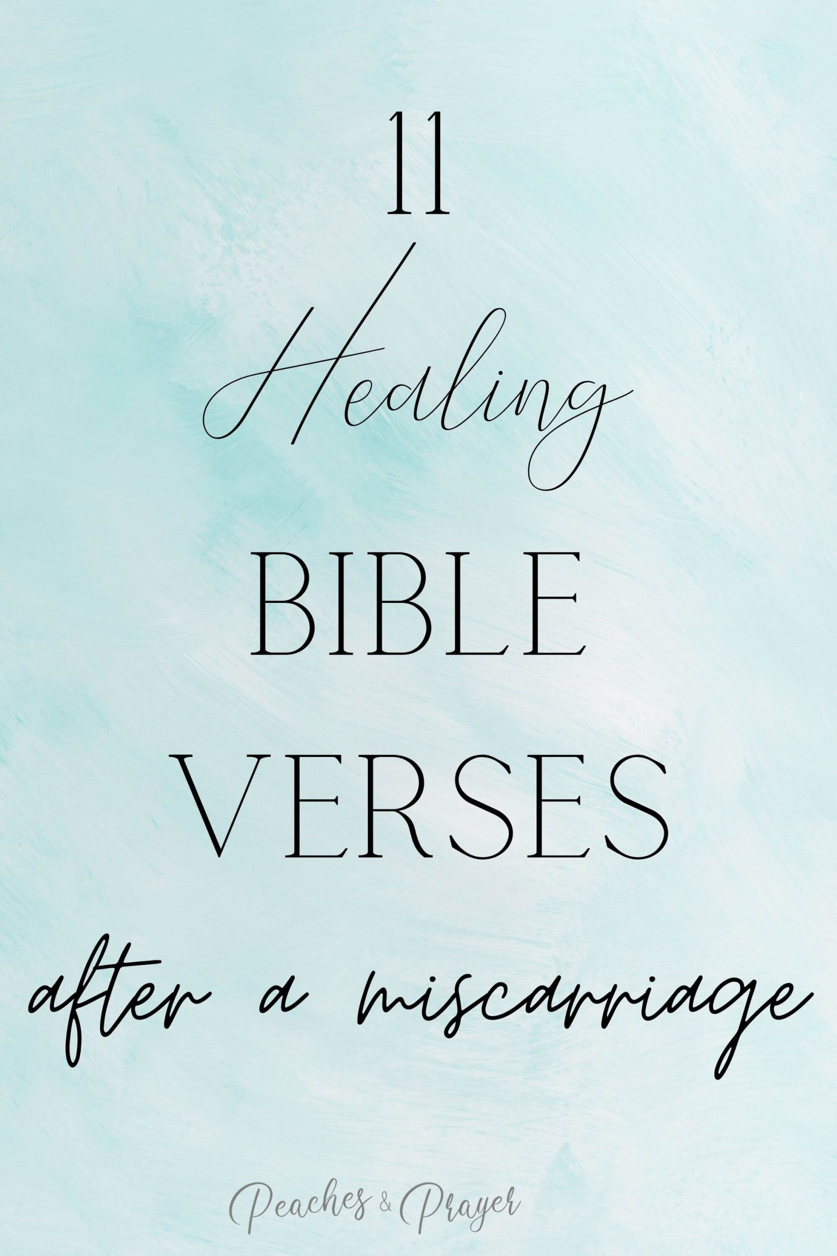 Bible Verses for Grief Miscarriage