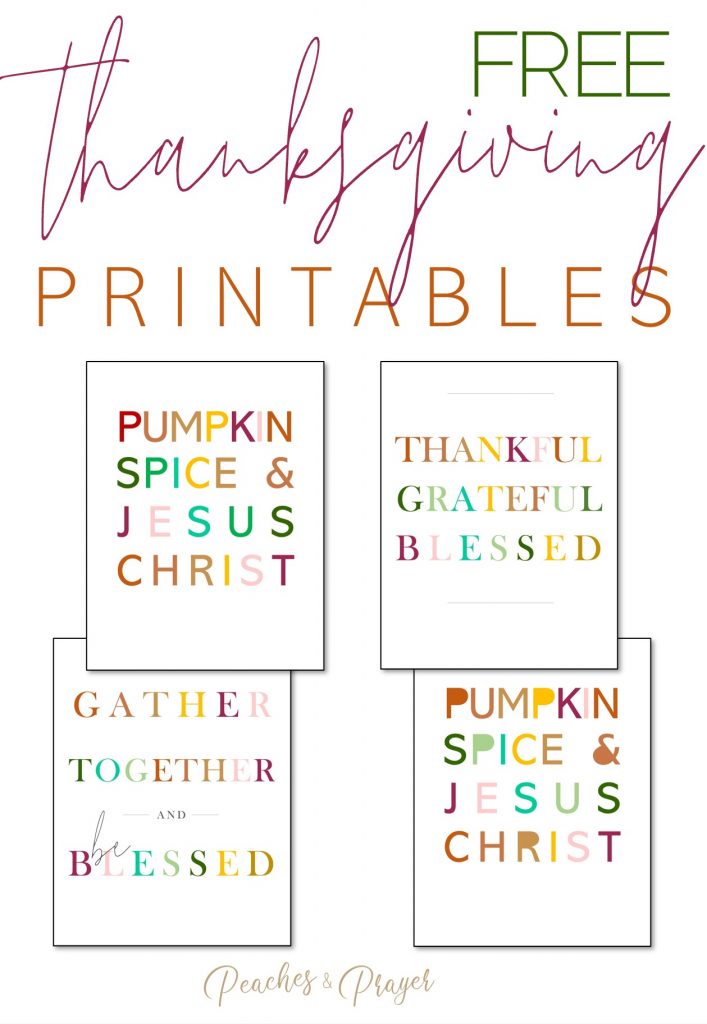 4 Free Fall Printables to Download